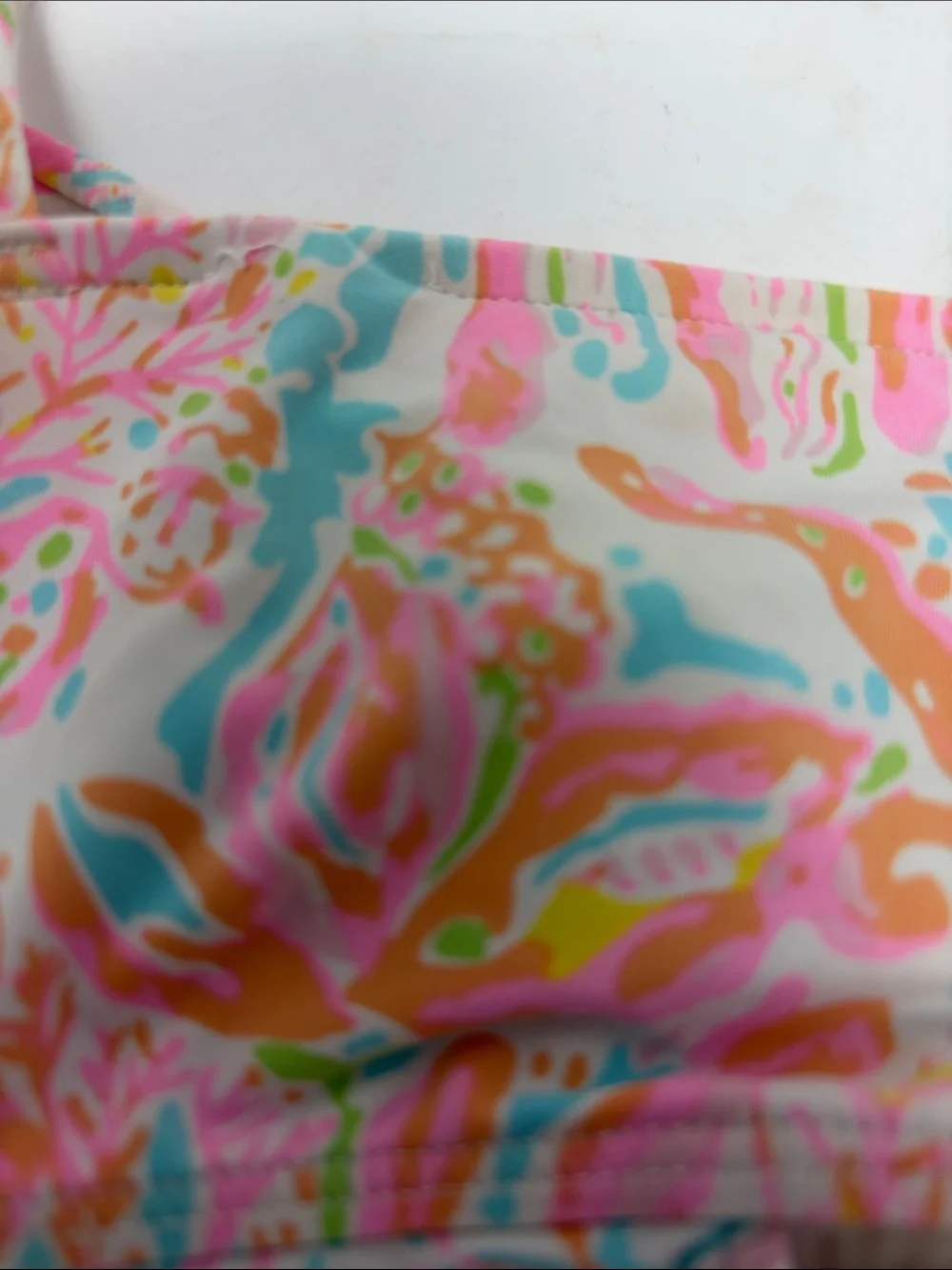 Lilly Pulitzer Kids Pink Multicolor One-Piece Swimsuit Size 10